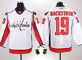 Washington Capitals #19 Backstrom white Jerseys.,baseball caps,new era cap wholesale,wholesale hats