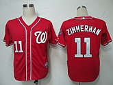 Washington Nationals #11 Zimmerman red cool base Jerseys,baseball caps,new era cap wholesale,wholesale hats