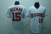 Washington Nationals #15 Guzman white Jerseys,baseball caps,new era cap wholesale,wholesale hats