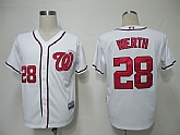 Washington Nationals #28 Werth White Cool Base Jerseys,baseball caps,new era cap wholesale,wholesale hats