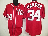 Washington Nationals #34 Harper Red Jerseys,baseball caps,new era cap wholesale,wholesale hats