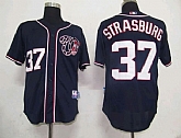 Washington Nationals #37 Strasburg Blue 2011 NEW Jerseys,baseball caps,new era cap wholesale,wholesale hats