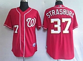 Washington Nationals #37 Strasburg red Jerseys,baseball caps,new era cap wholesale,wholesale hats