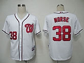 Washington Nationals #38 Morse White Cool Base Jerseys,baseball caps,new era cap wholesale,wholesale hats