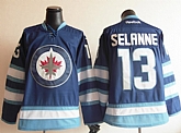 Winnipeg Jets #13 Teemu Selanne 2012 Replica Blue Jerseys,baseball caps,new era cap wholesale,wholesale hats
