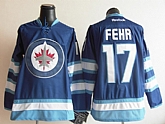 Winnipeg Jets #17 Eric Fehr 2012 Replica Blue Jerseys,baseball caps,new era cap wholesale,wholesale hats