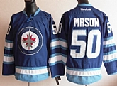 Winnipeg Jets #50 Chris Mason 2011 Blue Jerseys,baseball caps,new era cap wholesale,wholesale hats
