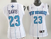 Women's Charlotte Hornets #23 Anthony Davis Revolution 30 Swingman White Jerseys,baseball caps,new era cap wholesale,wholesale hats