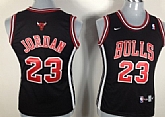Women's Chicago Bulls #23 Michael Jordan Revolution 30 Swingman Black Jerseys,baseball caps,new era cap wholesale,wholesale hats