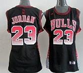 Women's Chicago Bulls #23 Michael Jordan Revolution 30 Swingman Vibe Black Fashion Jerseys,baseball caps,new era cap wholesale,wholesale hats
