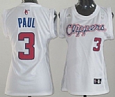 Women's Los Angeles Clippers #3 Chris Paul Revolution 30 Swingman White Jerseys,baseball caps,new era cap wholesale,wholesale hats
