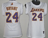 Women's Los Angeles Lakers #24 Kobe Bryant Revolution 30 Swingman White Jerseys,baseball caps,new era cap wholesale,wholesale hats