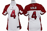 Women's Nike Arizona Cardinals #4 Kevin Kolb White Game Team Jerseys,baseball caps,new era cap wholesale,wholesale hats