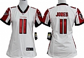 Women's Nike Atlanta Falcons #11 Julio Jones White Game Team Jerseys,baseball caps,new era cap wholesale,wholesale hats
