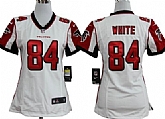Women's Nike Atlanta Falcons #84 Roddy White White Game Team Jerseys,baseball caps,new era cap wholesale,wholesale hats