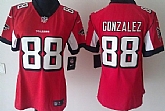 Women's Nike Atlanta Falcons #88 Tony Gonzalez Red Game Team Jerseys,baseball caps,new era cap wholesale,wholesale hats