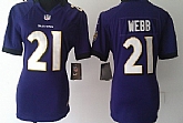 Women's Nike Baltimore Ravens #21 Lardarius Webb Purple Game Jerseys,baseball caps,new era cap wholesale,wholesale hats