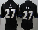 Women's Nike Baltimore Ravens #27 Ray Rice Black Game Team Jerseys,baseball caps,new era cap wholesale,wholesale hats
