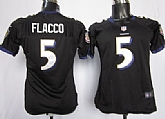 Women's Nike Baltimore Ravens #5 Joe Flacco Black Game Team Jerseys,baseball caps,new era cap wholesale,wholesale hats