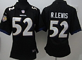 Women's Nike Baltimore Ravens #52 Ray Lewis Black Game Team Jerseys,baseball caps,new era cap wholesale,wholesale hats