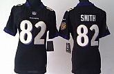 Women's Nike Baltimore Ravens #82 Torrey Smith Black Game Jerseys,baseball caps,new era cap wholesale,wholesale hats