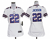 Women's Nike Buffalo Bills #22 Fred Jackson White Game Team Jerseys,baseball caps,new era cap wholesale,wholesale hats
