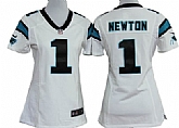 Women's Nike Carolina Panthers #1 Cam Newton White Game Team Jerseys,baseball caps,new era cap wholesale,wholesale hats