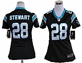 Women's Nike Carolina Panthers #28 Jonathan Stewart Black Game Team Jerseys,baseball caps,new era cap wholesale,wholesale hats