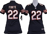 Women's Nike Chicago Bears #22 Matt Forte Blue Game Team Jerseys,baseball caps,new era cap wholesale,wholesale hats