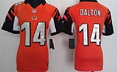 Women's Nike Cincinnati Bengals #14 Andy Dalton Orange Game Team Jerseys,baseball caps,new era cap wholesale,wholesale hats