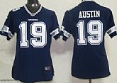Women's Nike Dallas Cowboys #19 Miles Austin Blue Team Jerseys,baseball caps,new era cap wholesale,wholesale hats