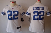 Women's Nike Dallas Cowboys #22 Emmitt Smith White Game Team Jerseys,baseball caps,new era cap wholesale,wholesale hats