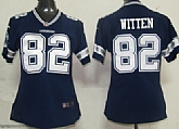 Women's Nike Dallas Cowboys #82 Jason Witten Blue Team Jerseys,baseball caps,new era cap wholesale,wholesale hats