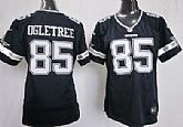 Women's Nike Dallas Cowboys #85 Kevin Ogletree Blue Thanksgiving Game Jerseys,baseball caps,new era cap wholesale,wholesale hats