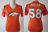 Women's Nike Denver Broncos #58 Von Miller 2012 Orange Field Flirt Fashion Jerseys,baseball caps,new era cap wholesale,wholesale hats