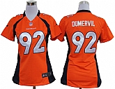 Women's Nike Denver Broncos #92 Elvis Dumervil Orange Game Team Jerseys,baseball caps,new era cap wholesale,wholesale hats