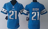 Women's Nike Detroit Lions #21 Reggie Bush Light Blue Game Jerseys,baseball caps,new era cap wholesale,wholesale hats
