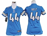 Women's Nike Detroit Lions #44 Jahvid Best Light Blue Game Team Jerseys,baseball caps,new era cap wholesale,wholesale hats