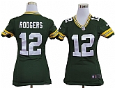 Women's Nike Green Bay Packers #12 Aaron Rodgers Green Team Jerseys,baseball caps,new era cap wholesale,wholesale hats