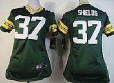 Women's Nike Green Bay Packers #37 Sam Shields Green Game Jerseys,baseball caps,new era cap wholesale,wholesale hats