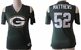 Women's Nike Green Bay Packers #52 Clay Matthews 2012 Green Field Flirt Fashion Jerseys,baseball caps,new era cap wholesale,wholesale hats