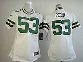 Women's Nike Green Bay Packers #53 Nick Perry White Game Jerseys,baseball caps,new era cap wholesale,wholesale hats