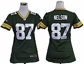 Women's Nike Green Bay Packers #87 Jordy Nelson Green Team Jerseys,baseball caps,new era cap wholesale,wholesale hats