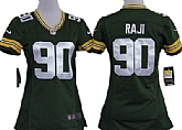 Women's Nike Green Bay Packers #90 B.J. Raji Green Game Team Jerseys,baseball caps,new era cap wholesale,wholesale hats