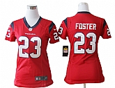 Women's Nike Houston Texans #23 Arian Foster Red Game Team Jerseys,baseball caps,new era cap wholesale,wholesale hats