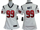 Women's Nike Houston Texans #99 J.J. Watt White Game Team Jerseys,baseball caps,new era cap wholesale,wholesale hats