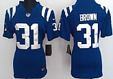 Women's Nike Indianapolis Colts #31 Donald Brown Blue Game Team Jerseys,baseball caps,new era cap wholesale,wholesale hats