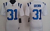 Women's Nike Indianapolis Colts #31 Donald Brown White Game Team Jerseys,baseball caps,new era cap wholesale,wholesale hats