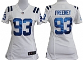 Women's Nike Indianapolis Colts #93 Dwight Freeney White Game Team Jerseys,baseball caps,new era cap wholesale,wholesale hats