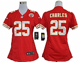 Women's Nike Kansas City Chiefs #25 Jamaal Charles Red Game Team Jerseys,baseball caps,new era cap wholesale,wholesale hats